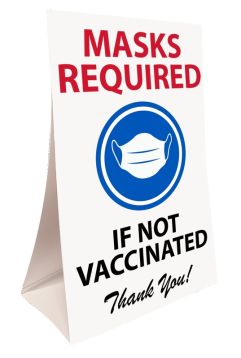 Masks Required If Not Vaccinated Thank you!